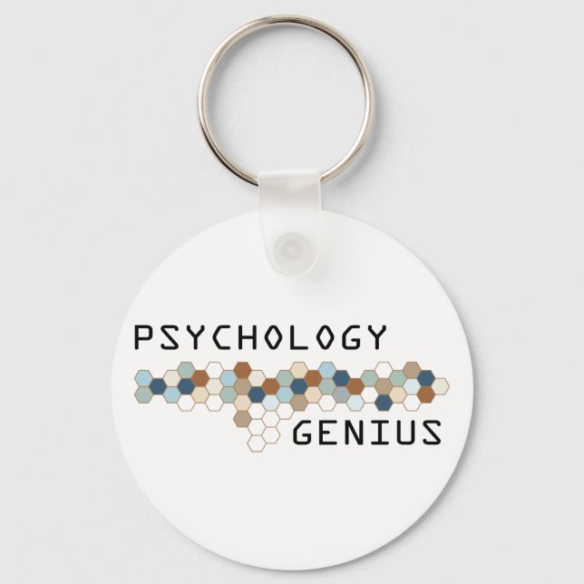 Psychology Genius Key Ring (Front)