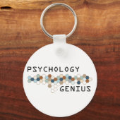 Psychology Genius Key Ring (Front)