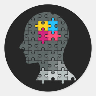 Psychology Jigsaw Sticker