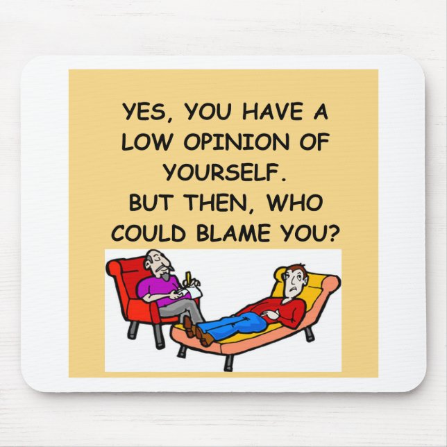 PSYCHology joke Mouse Mat (Front)