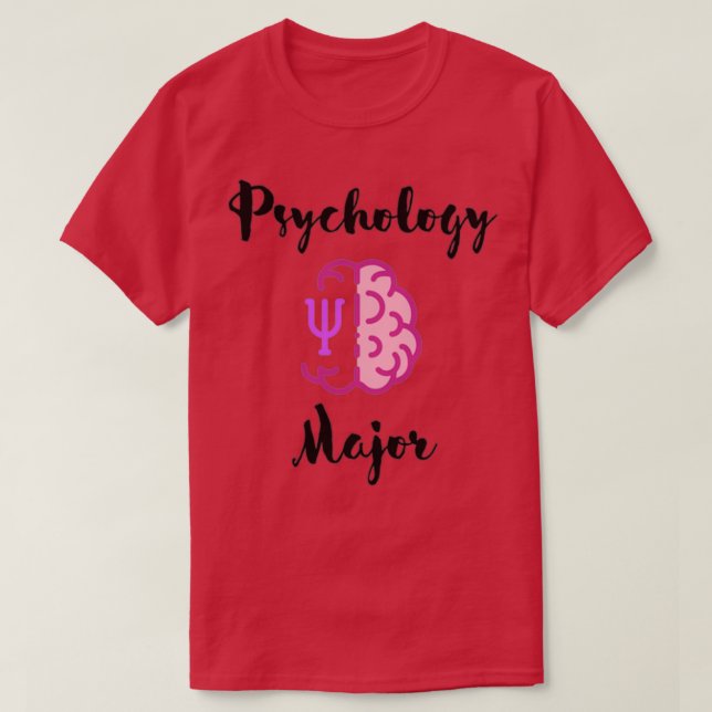 Psychology Major 1 T-Shirt (Design Front)