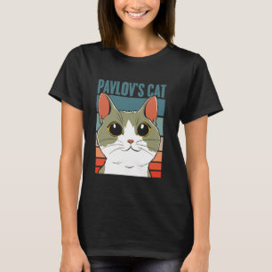Psychology Pavlov's Cat Kitten Funny Cat Lover Psy T-Shirt