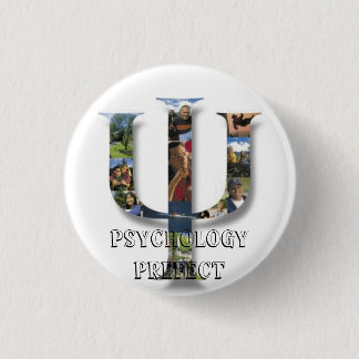 Psychology Prefect 3 Cm Round Badge