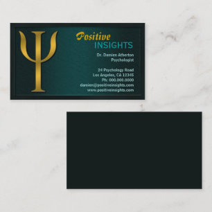 Psychology Psychologist Psychiatry Business Cards