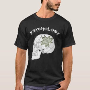 Psychology puzzle skull Teacher Professor Major T-Shirt