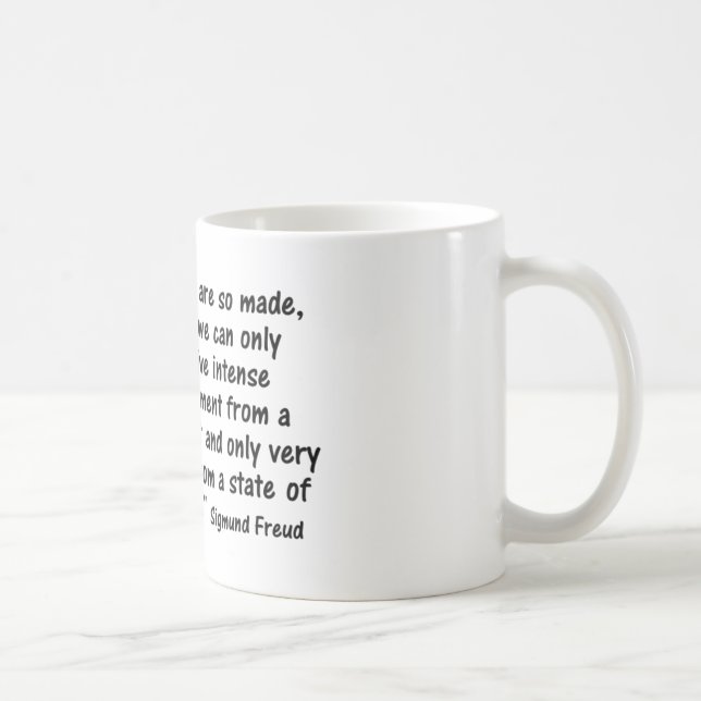 Psychology  Quotes  "We are so made..." Coffee Mug (Right)