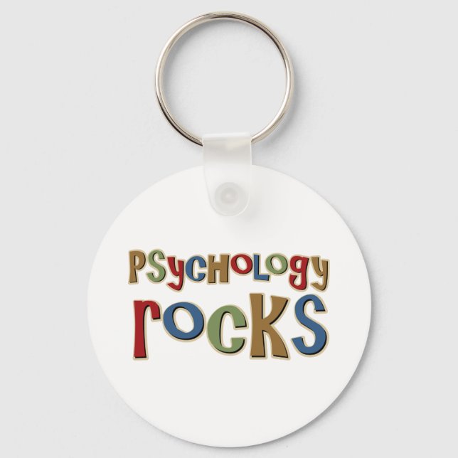Psychology Rocks Key Ring (Front)