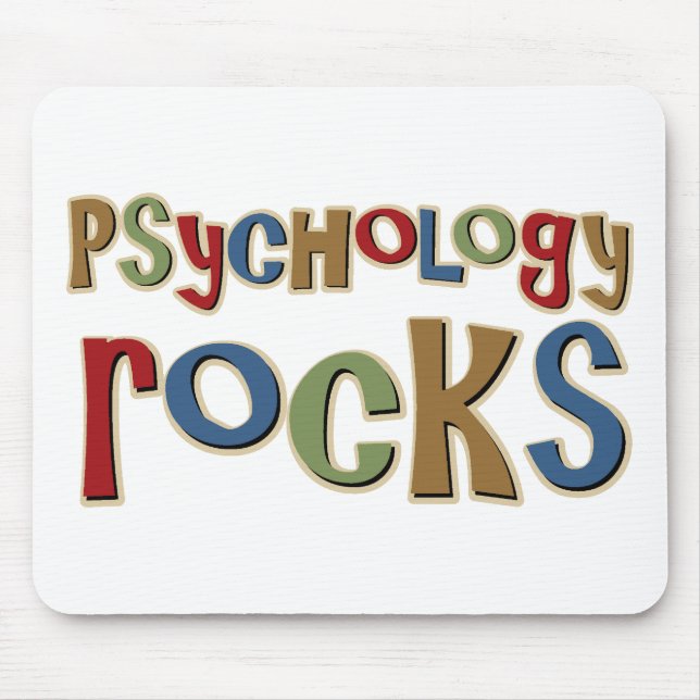 Psychology Rocks Mouse Mat (Front)