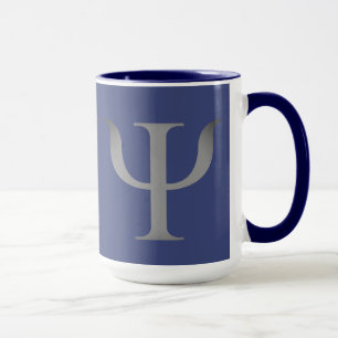 Psychology Science Symbol Navy Blue Mug