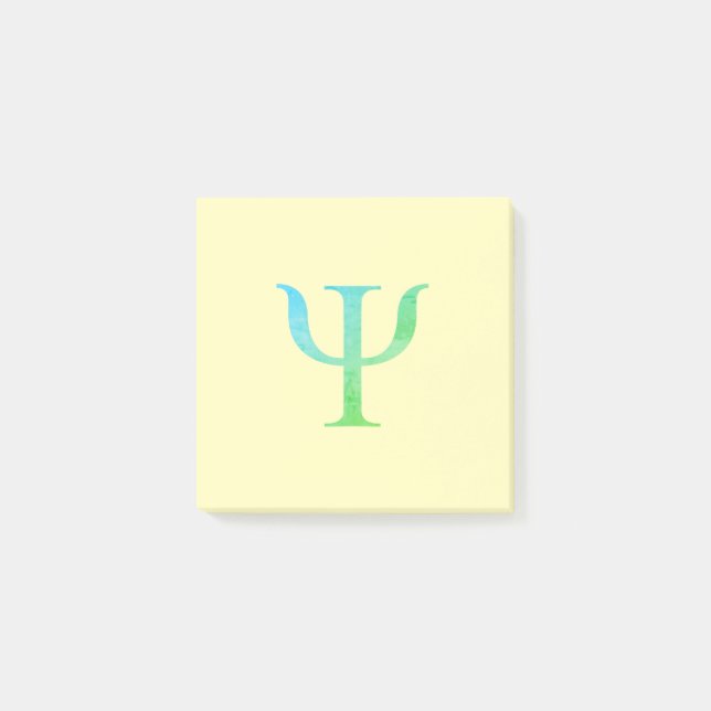 Psychology Science Symbol Post-It Notes (Front)