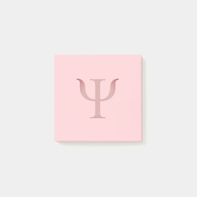 Psychology Science Symbol Post-It Notes (Front)