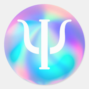 Psychology symbol  classic round sticker