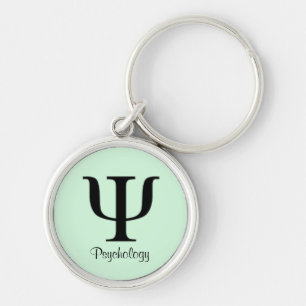 Psychology Symbol Key Chain