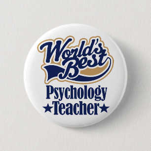 Psychology Teacher Gift For 6 Cm Round Badge