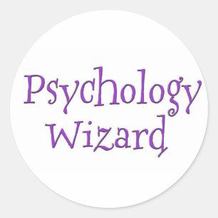 Psychology Wizard Classic Round Sticker