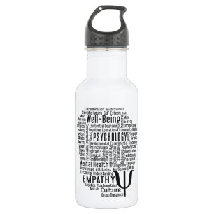 PSYCHOLOGY Word Cloud 532 Ml Water Bottle