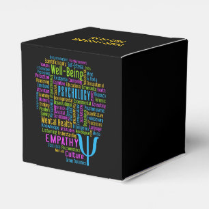 PSYCHOLOGY Word Cloud favor boxes