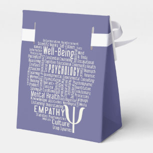 PSYCHOLOGY Word Cloud favor boxes