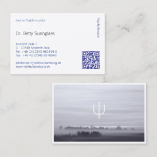 Psychotherapie Psychologie  Business Card