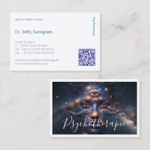 Psychotherapie Psychologie Visitenkarte Business Card