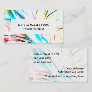 Psychotherapist Counseling Services Business Card