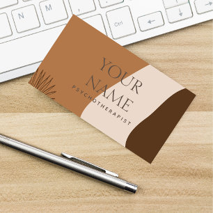 Psychotherapist Family Counsellor Drawn Nature Boh Business Card