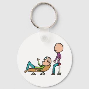 Psychotherapy Counselling and Therapy Key Ring