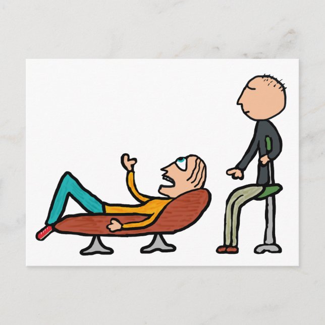 Psychotherapy Counselling and Therapy Postcard (Front)