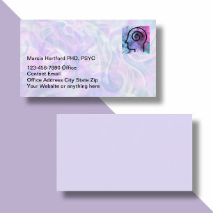 Psychotherapy Mental Health Business Cards