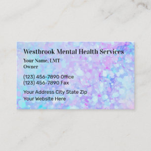 Psychotherapy Mental Health Medical Business Card