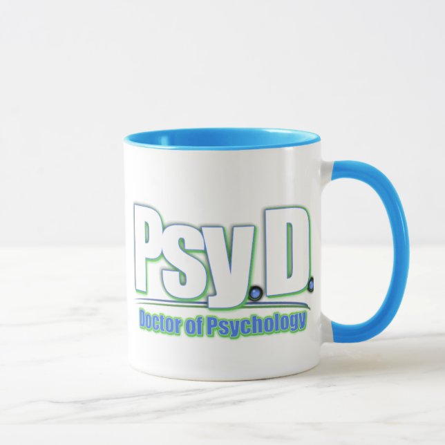 PsyD LOGO2 DOCTOR OF PSYCHOLOGY Mug (Right)