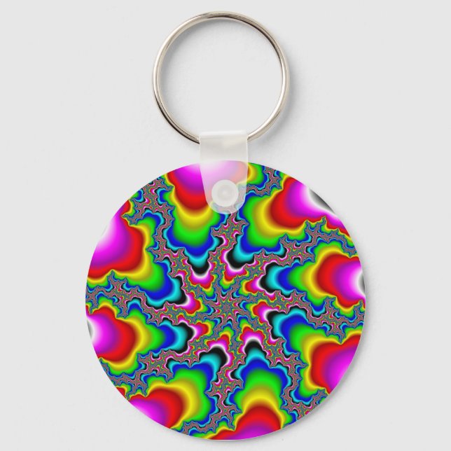 Psykedelica - Fractal Key Ring (Front)