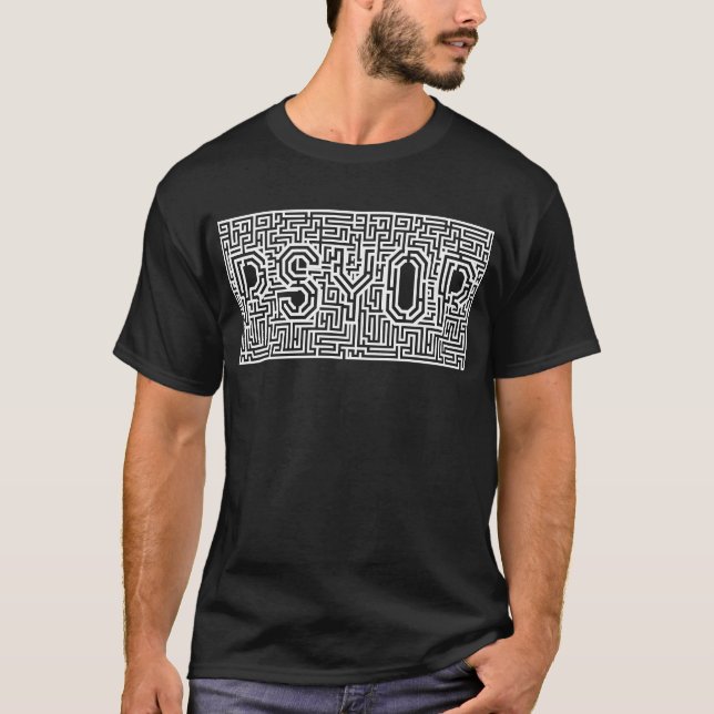 Psyop Mind Maze Information Warfare Psyop T-Shirt (Front)