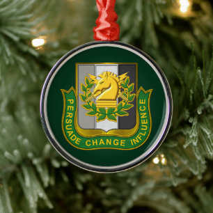 PSYOPS Psychological Operations Metal Tree Decoration