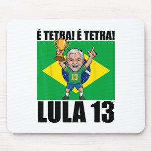 Pt 13 Lula Jogador President Of Brazil Copa Futebo Mouse Mat