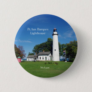 Pt Aux Barques Lighthouse button