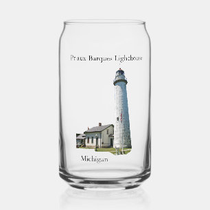 Pt Aux Barques Lighthouse can glass