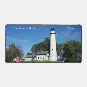 Pt. Aux Barques Lighthouse desk mat