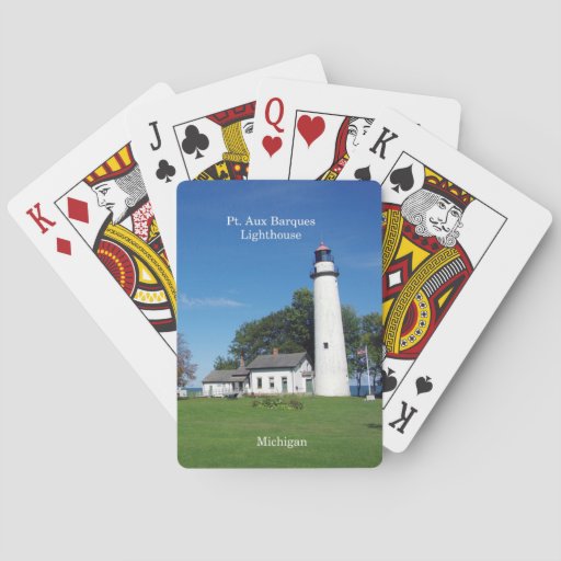 Image of Pt Aux Barques Lighthouse playing cards