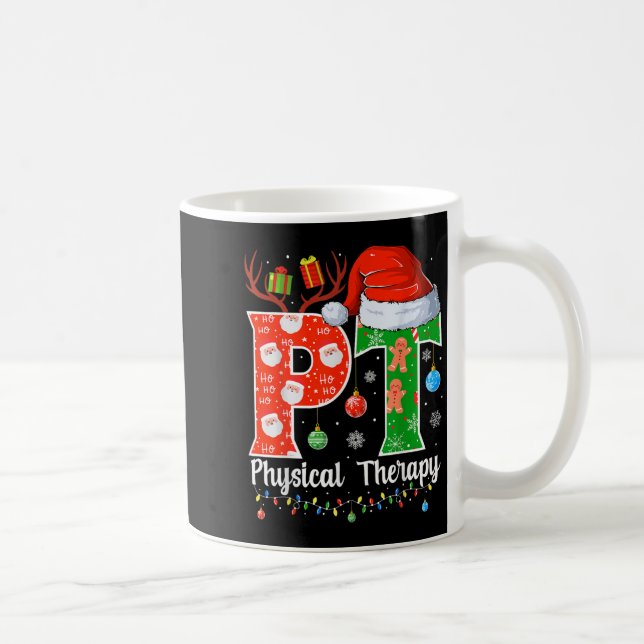 Pt Christmas Physical Therapy Christmas Pt Xmas  Coffee Mug (Right)