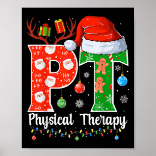 Pt Christmas Physical Therapy Christmas Pt Xmas  Poster