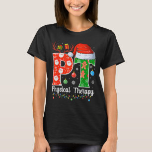 Pt Christmas Physical Therapy Christmas Pt Xmas T-Shirt