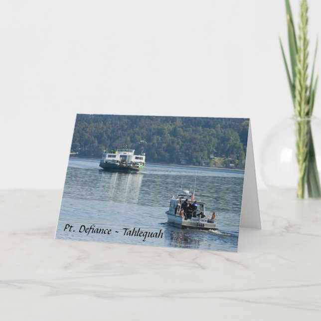 Pt Defiance Ferry Blank Card (Front)