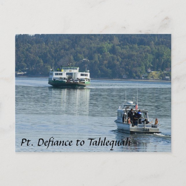 Pt. Defiance Ferry Postcard (Front)