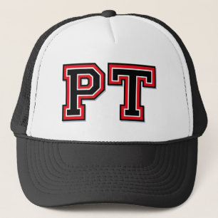 'PT' Monogram Trucker Hat