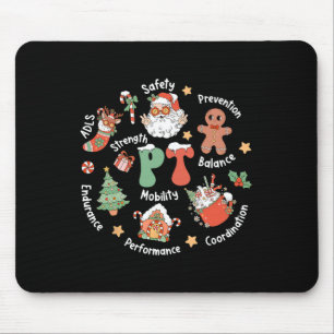 Pt Physical Therapy Santa Squad Christmas Physical Mouse Mat