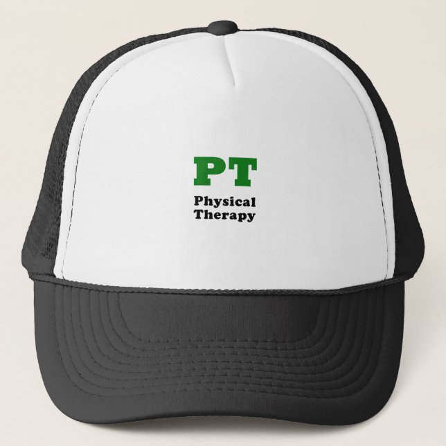 PT Physical Therapy Trucker Hat (Front)