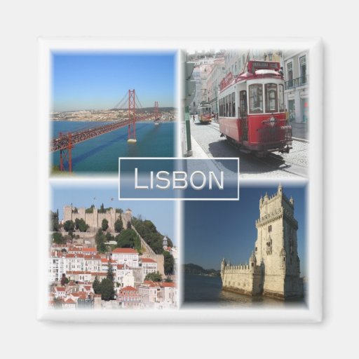 Image of PT * Portugal - Lisbon Portugal Magnet