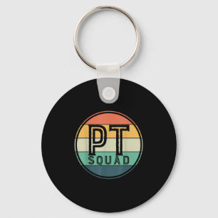 Pt Squad Retro Physical Therapy Key Ring