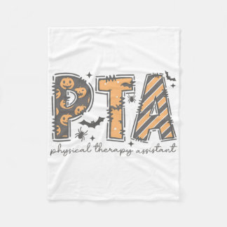 Pta Halloween Physical Therapy Istant Spooky Autum Fleece Blanket